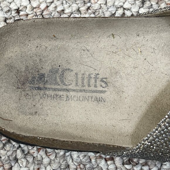 Mountain Sole Gold Glitter Sandal Double Buckle Size 7.5 - Picture 11 of 11